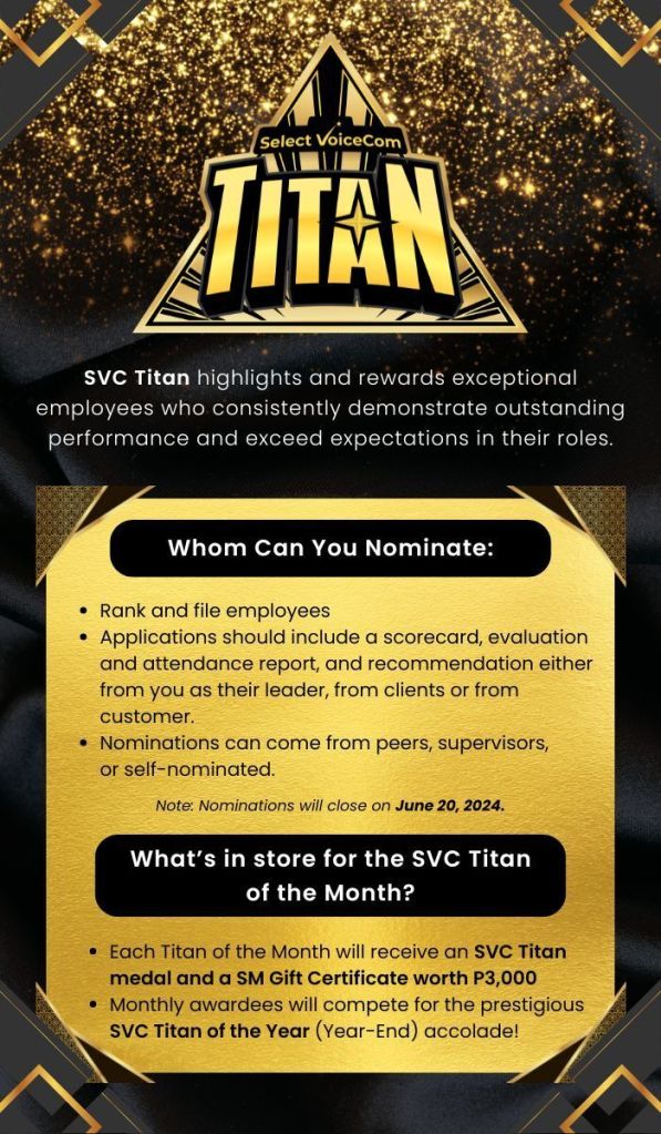 Select-VoiceCom-Titan-Criteria-for-Recognation